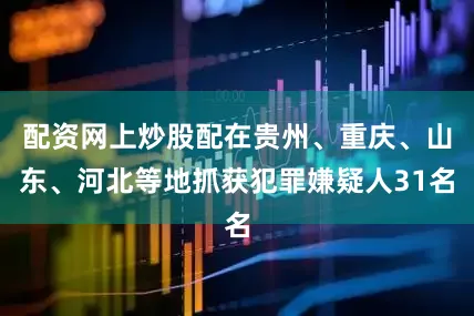 配资网上炒股配在贵州、重庆、山东、河北等地抓获犯罪嫌疑人31名